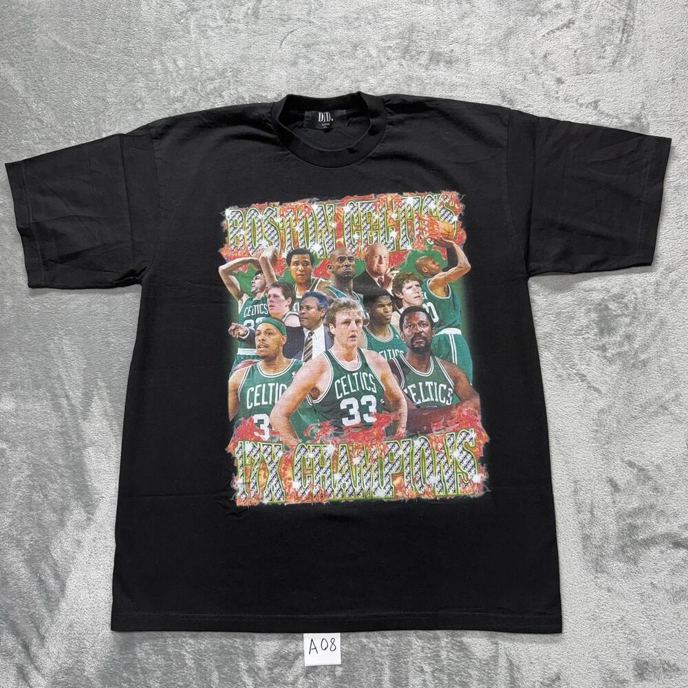 Dnd Boston Celtics 17X Champion Tee T Shirt